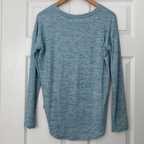 NWOT Banana Republic Soft Jersey High-Low Curved Hem Tee Emerald XS - Picture 5 of 11